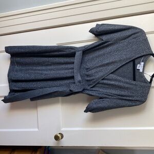 Grey, shimmery Liz Claiborne Dress.